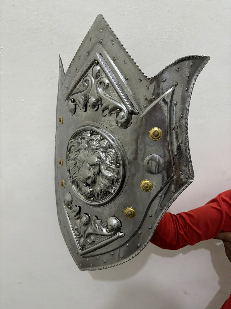 Medieval Viking Shield Lion Face Shield