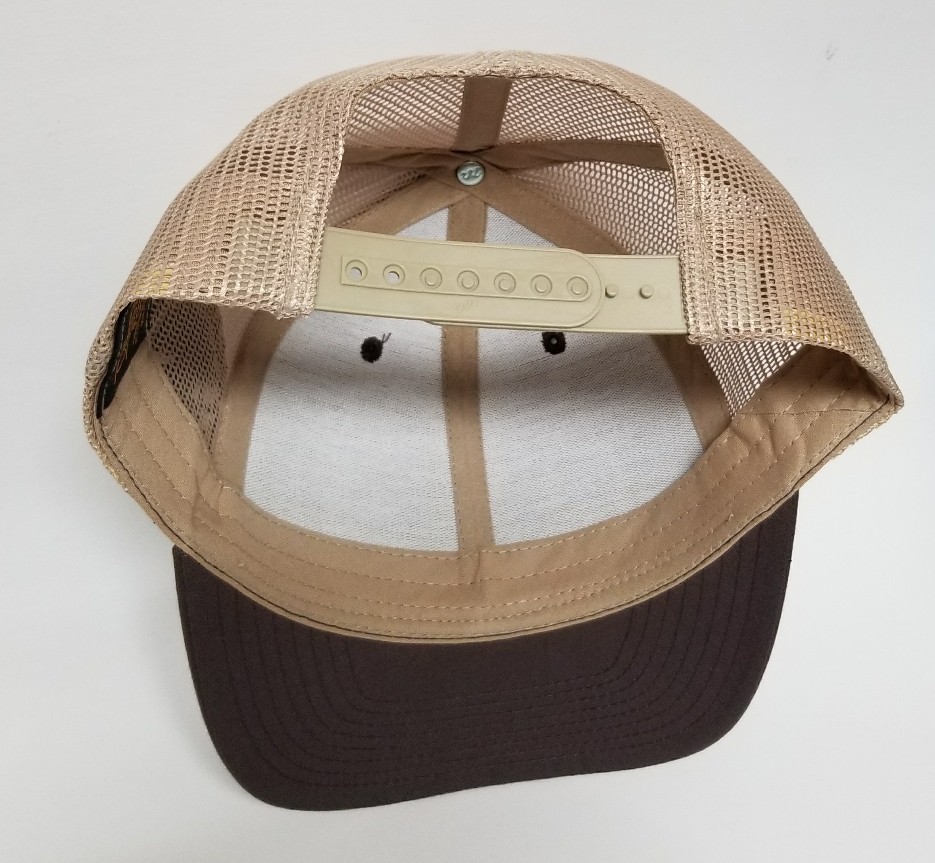 PURO ZACATECA HAT MESH TRUCKER BROWN KACKY 2LOGOS SNAP BACK ADJUSTABLE NEW