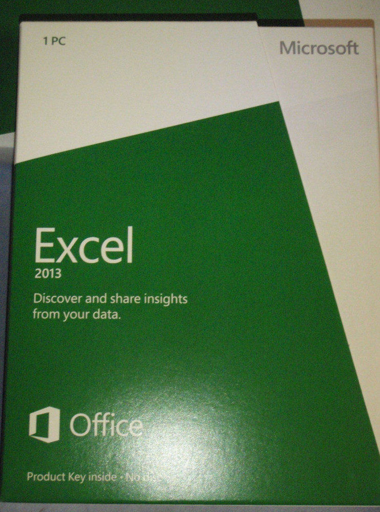 Microsoft Excel 2013 Product Key Card - US Ship