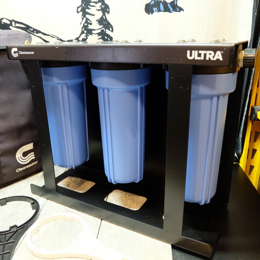 Clearsource Ultra Three Canister Filter Water System w/ Case for RV or House