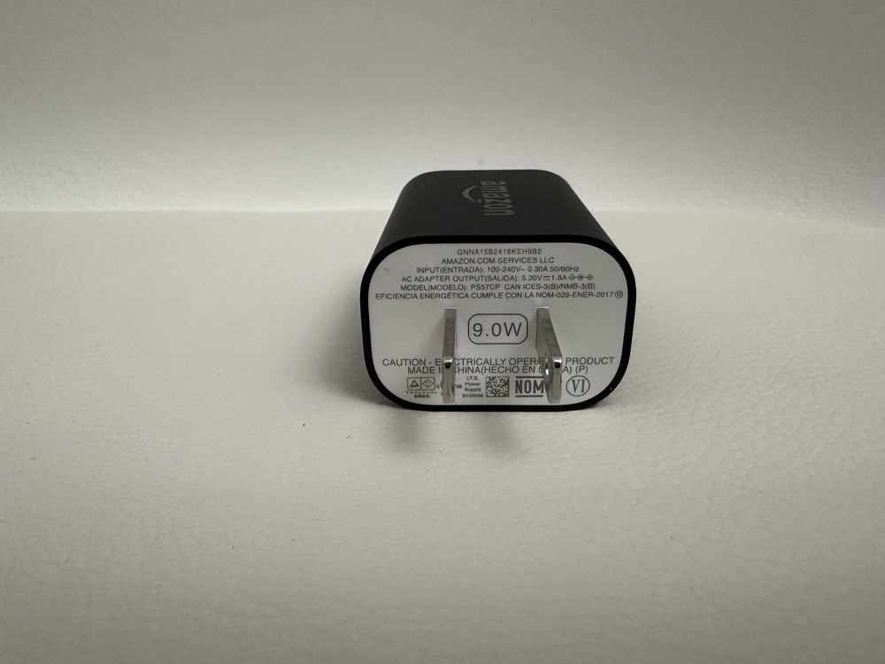Amazon 9W USB Power Adapter for Fire Tablets and Kindle
