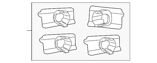 Genuine Volvo Parking Aid Sensor Bracket 30795033