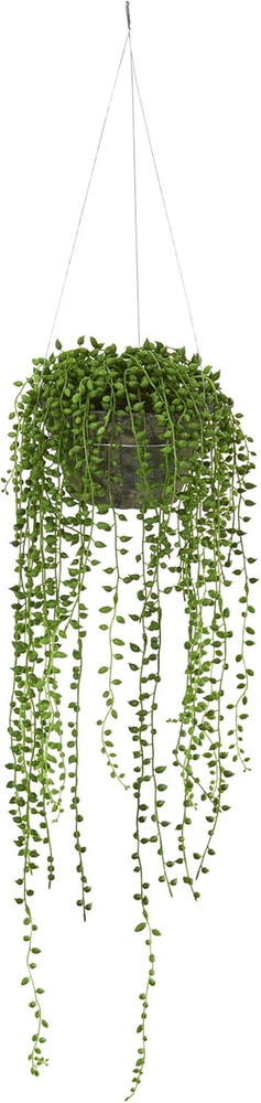 String of Pearl Artificial Plant Hanging Basket