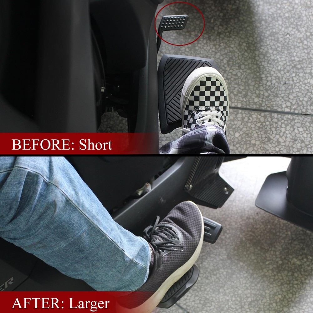 Extended Brake Pedal Foot Rest Replacement Motorcycle Accessory