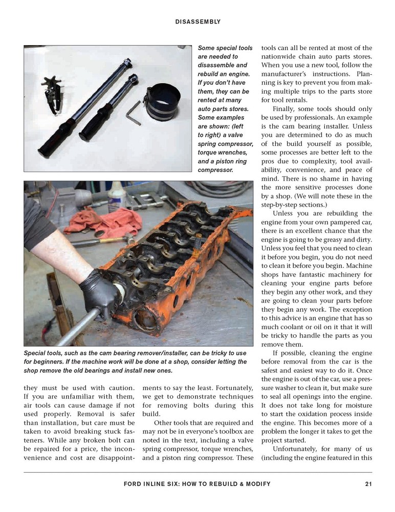 Ford Inline Six Engine Rebuild & Modification Guide for Mustangs & Falcons