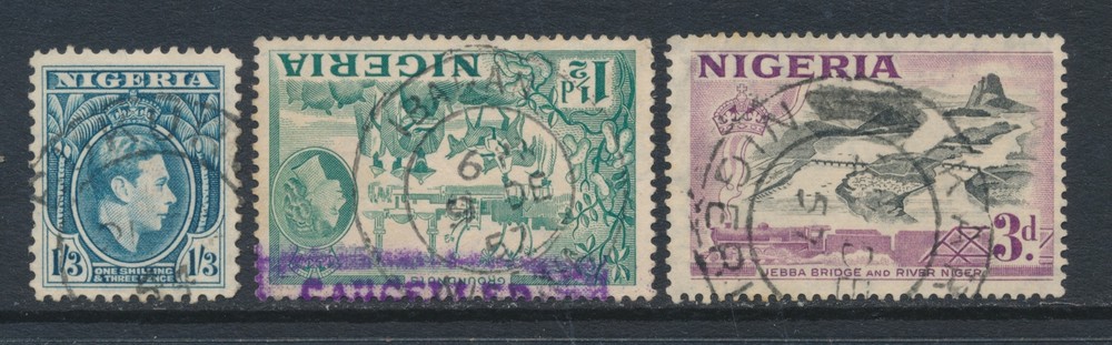 NIGERIA, Postmarks Bukure, Ibadan, Ikare