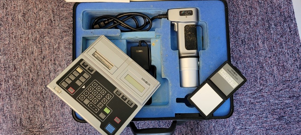 Minolta Chroma Meter CR-210 with Hard Case