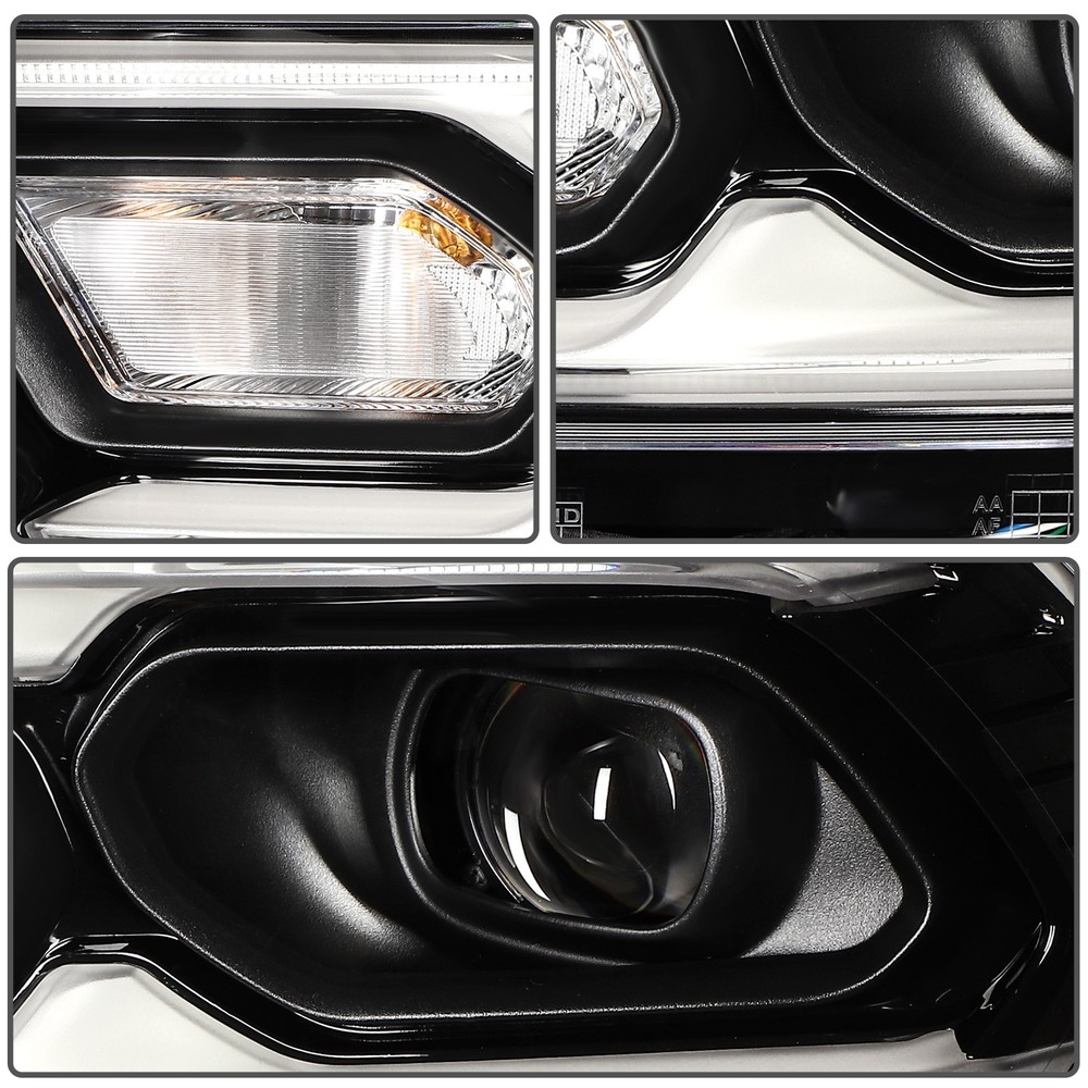 Driver Left Side LED Headlight Assembly For 2021-2024 Dodge Durango Black