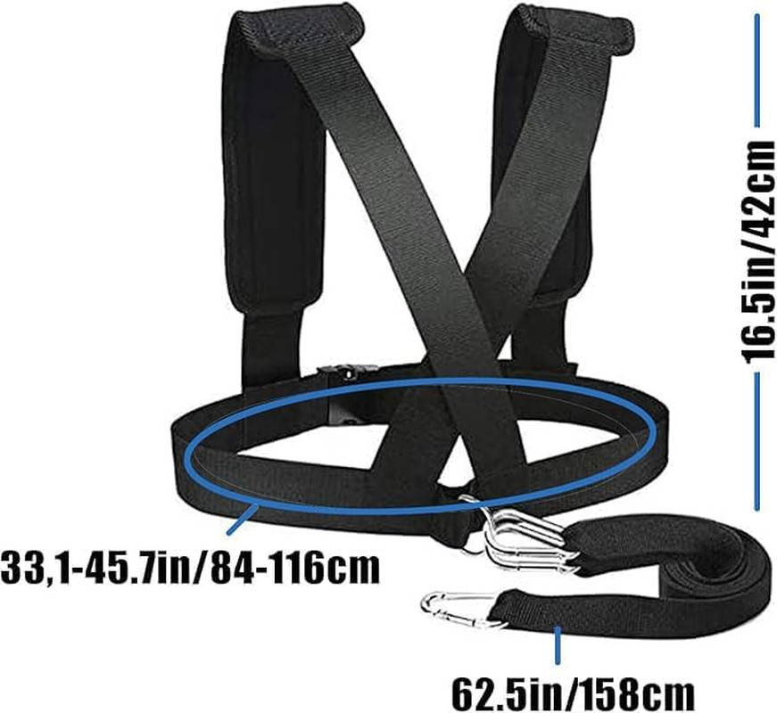 Sled Harness for Tire Pulling - Enhance Speed, Stamina, and Strength Training
