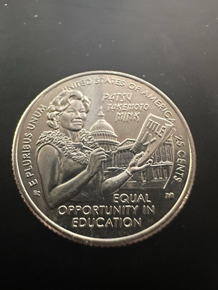 2024 D WASHINGTON QUARTER PATSY TAKEMOTO MINK, BU-AU+
