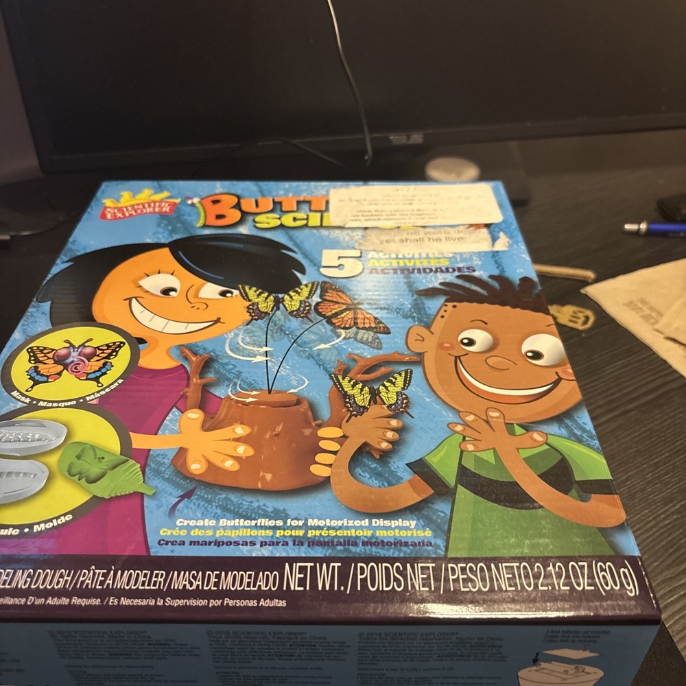 Scientific Explorer Butterfly Science Kit 5 Educational Activities 25 Pieces!