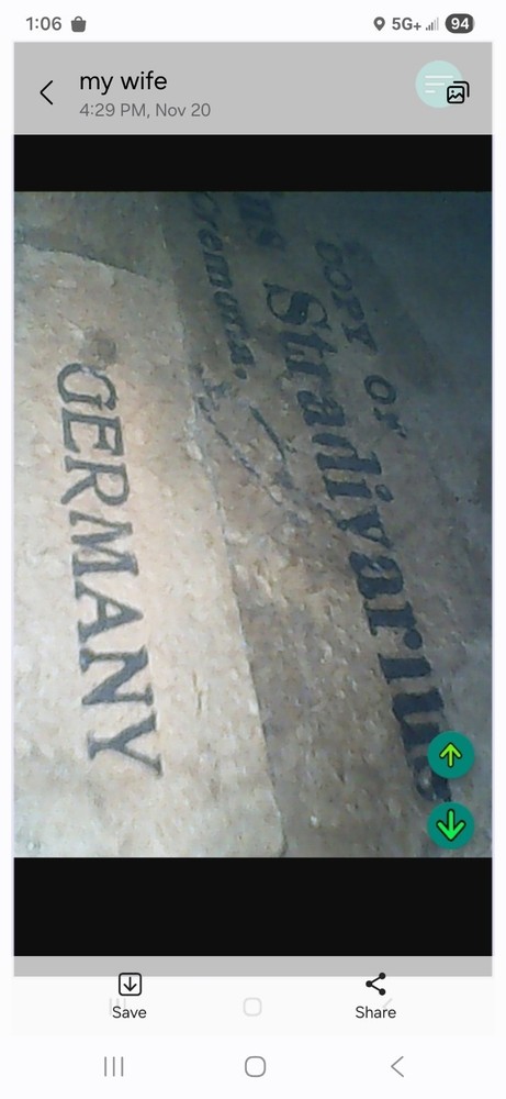 stradivarius violin 4/4 germany old