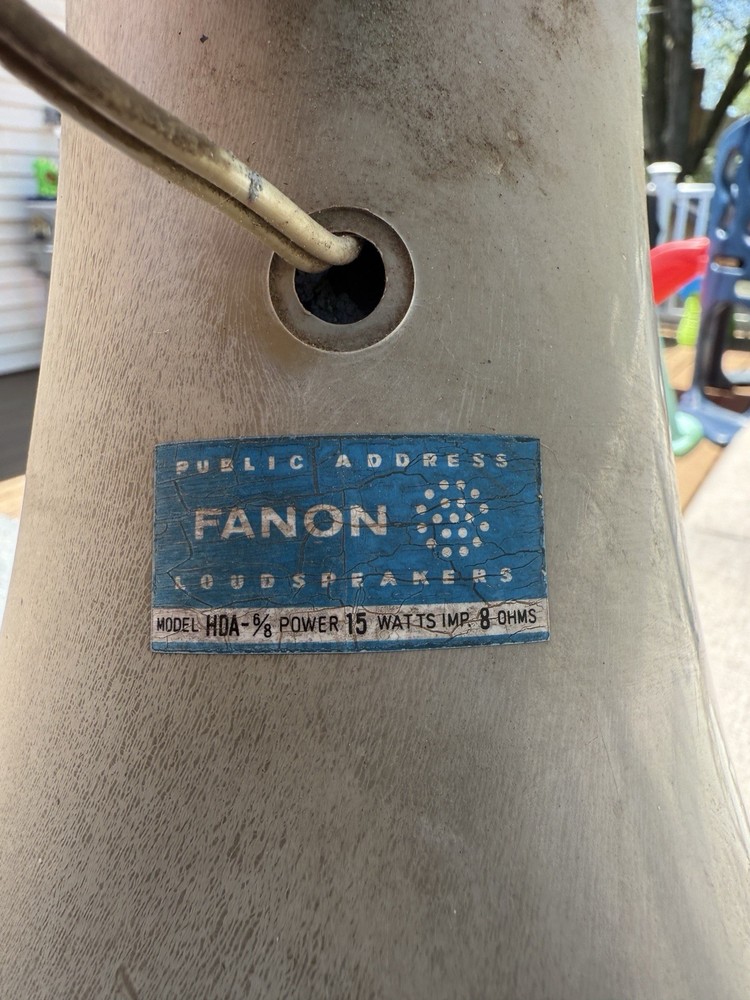 Fanon Speaker