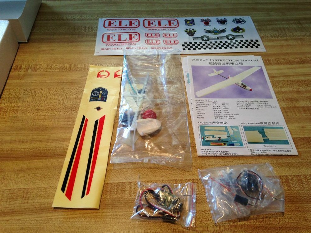 Cushat RC Pusher Glider Airplane - PNP Version