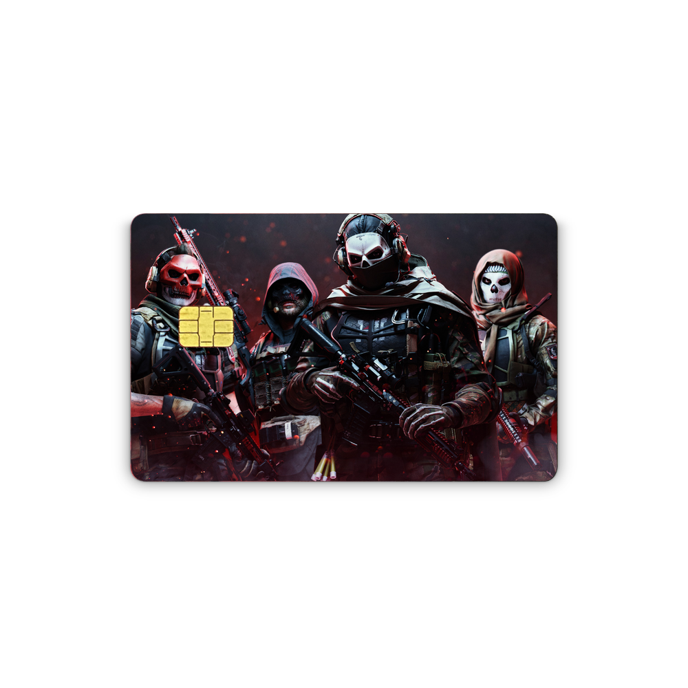 Credit Card Skin Sticker Vinyl Decal COD