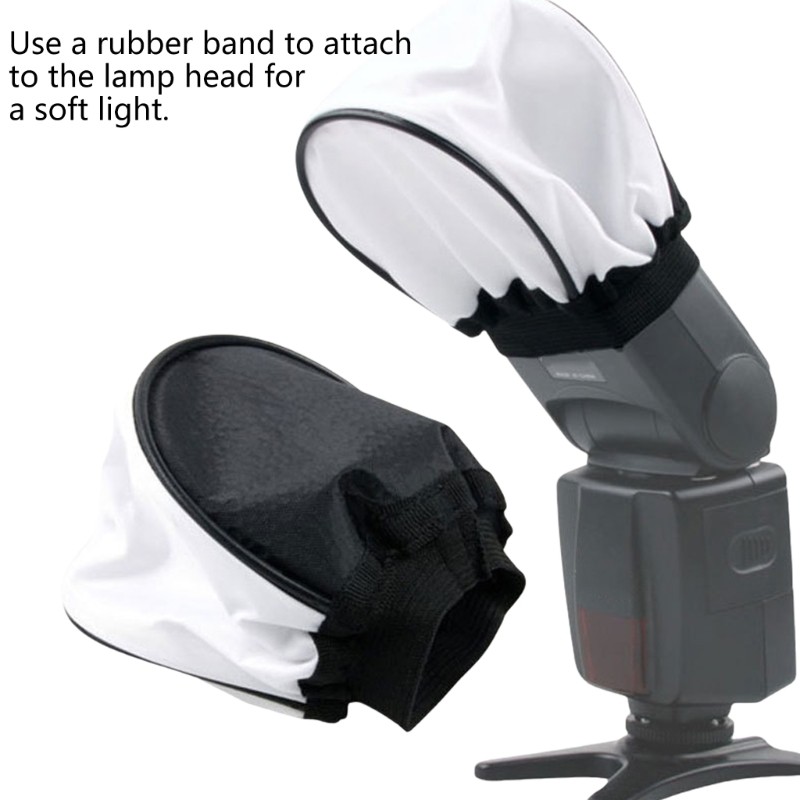 Soft Light Camera Flashes Bounce Diffuser Caps for Indoor and Shots