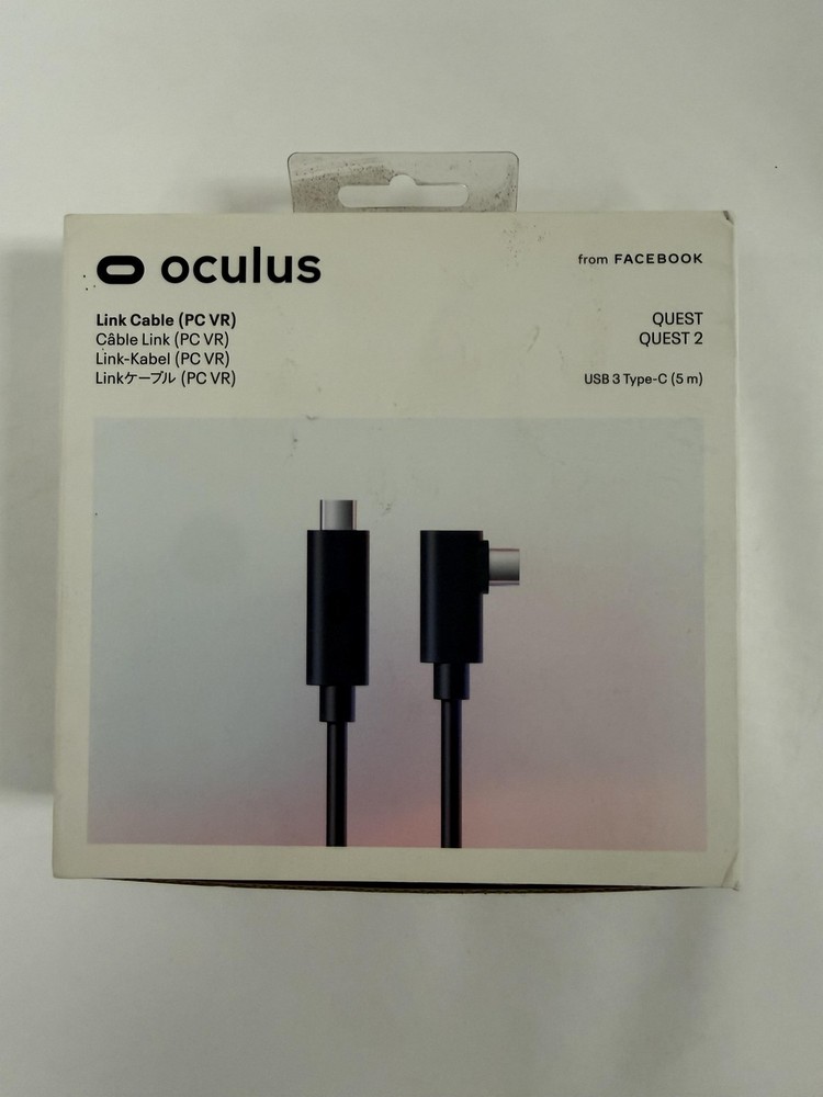 Oculus Link Headset Cable PC VR Official USB 3 Type‑C 5m Quest Quest 2 VR