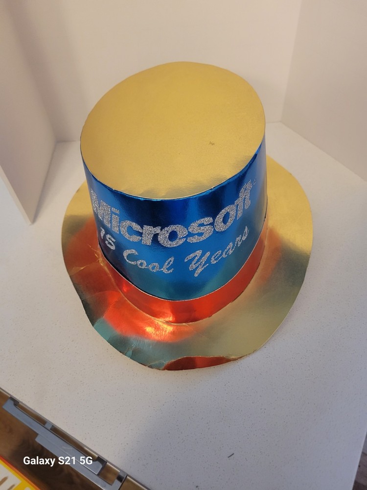 VINTAGE MICROSOFT TOP HAT
