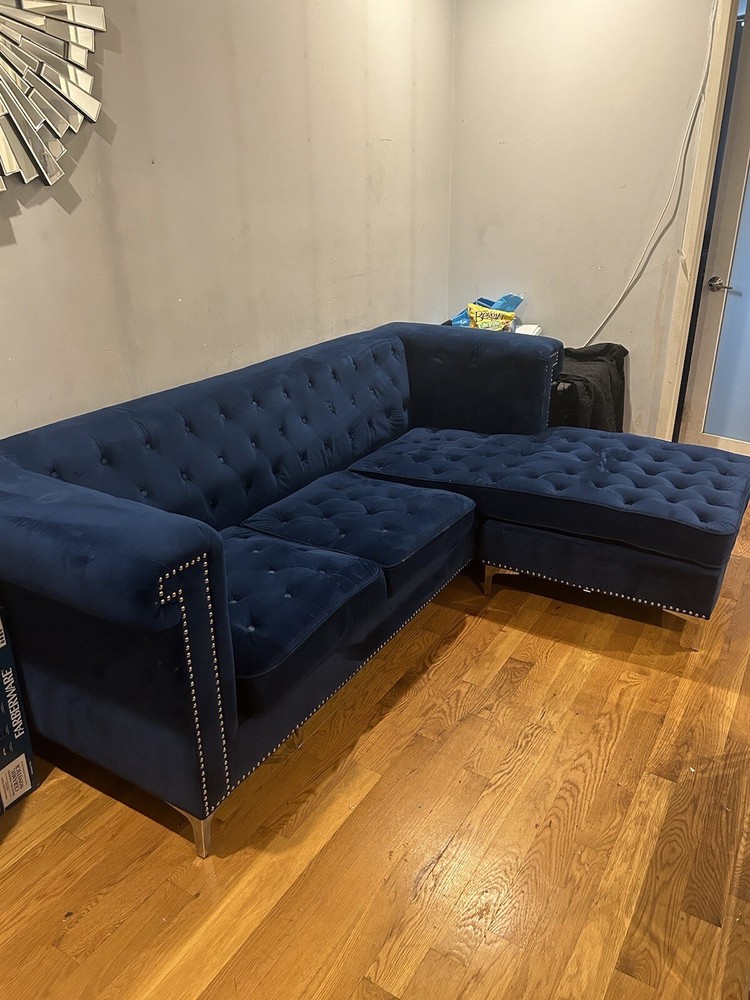 Suede Blue Good Condition