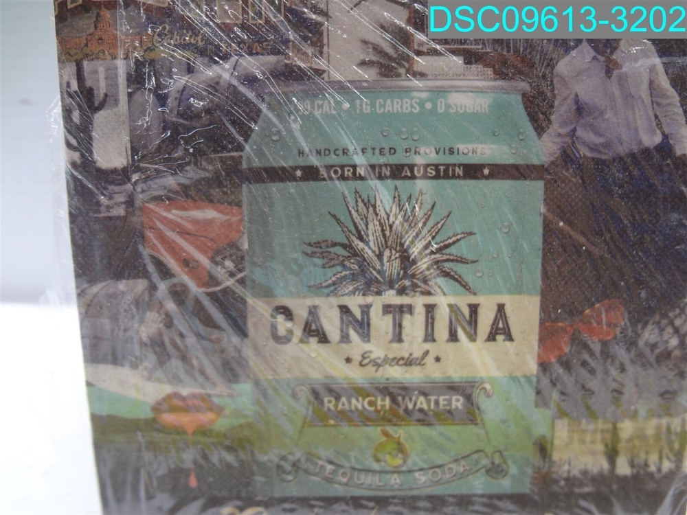 QTY=100: Tequila Designed Coasters Dual Sided Ranch Water