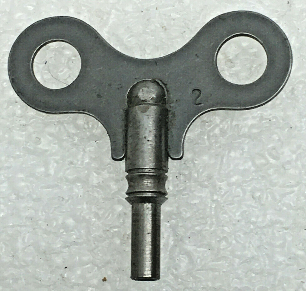 Antique  #2 Steel Clock Key