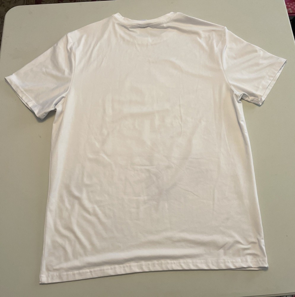 Skateboarding Skeleton T-Shirt WHITE Medium Super soft
