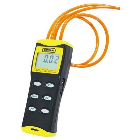 General Tools DM8200 Precision Digital Manometer 0 to 100 psi