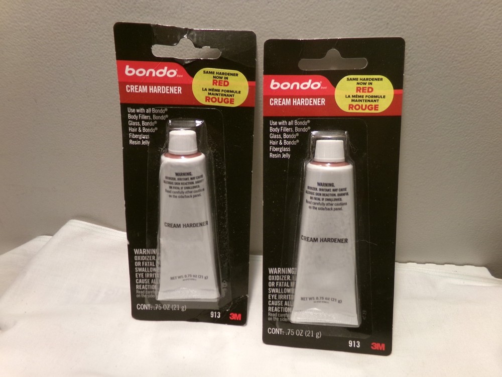2 Bondo Cream Hardeners  .75 oz. each