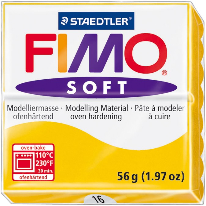 Fimo Soft Polymer Clay 2oz-Sunflower