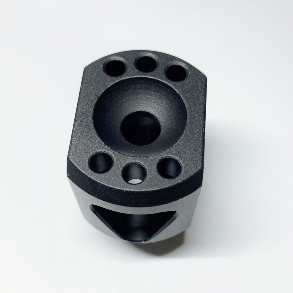 Muzzle Brake Mini Tanker Style Triangular 1/2x28 TPI for Ruger 1022 10/22