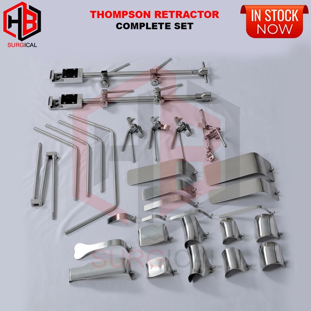Thompson Retractor Complete Set Stainless Steel With box