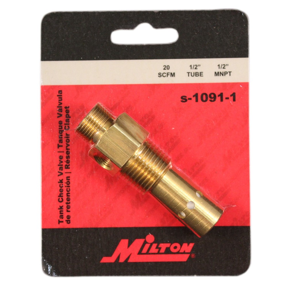 Milton S1091-1 1/2" MNPT Compressor Tank Check Valve