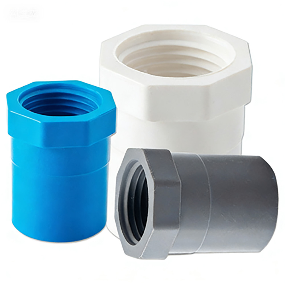Dia 20-110mm PVC 1/2"-4" Female Straight Coupling Water pipe connection Socket