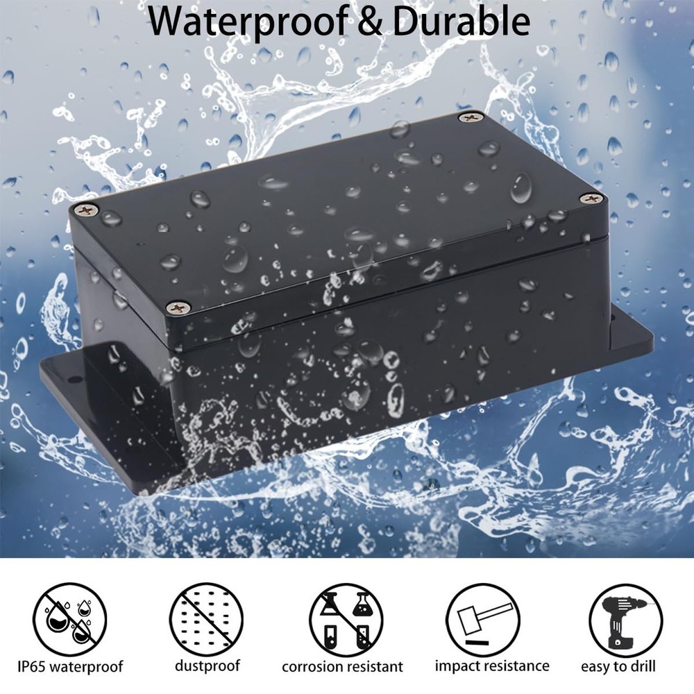 Project Box IP65 Waterproof Junction Box ABS Plastic Electrical Boxes DIY Ele...