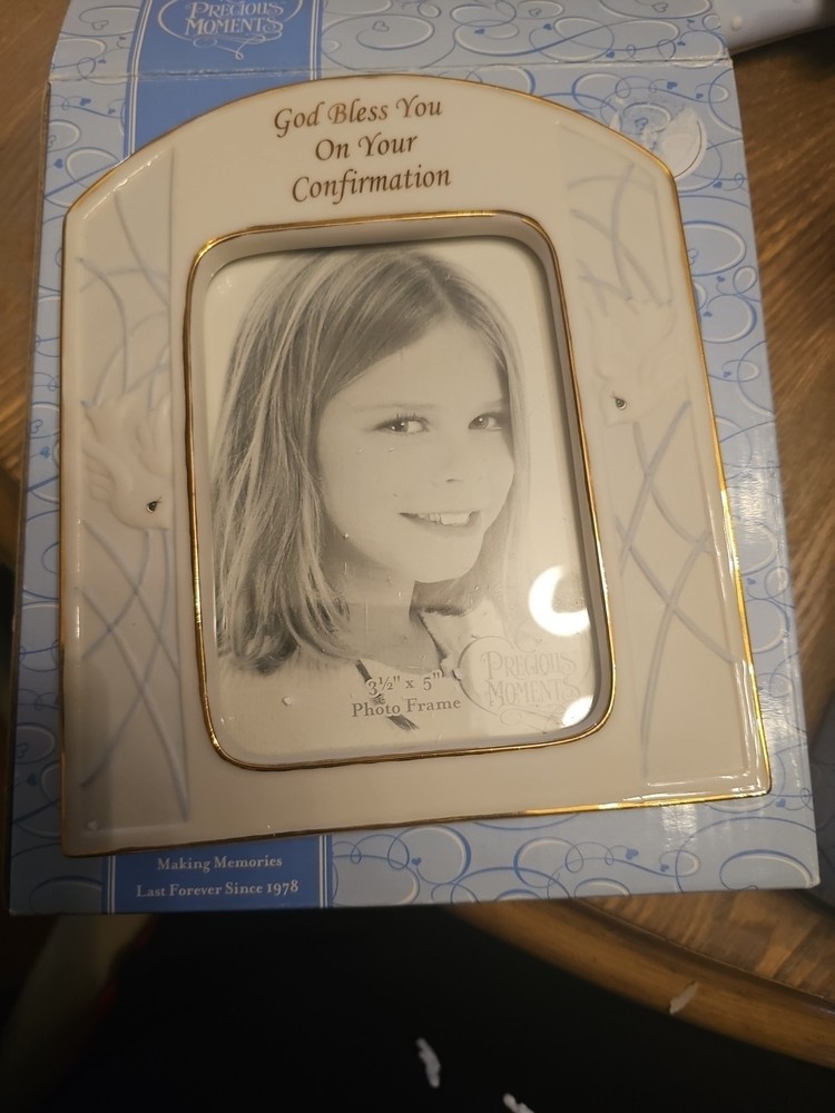 Precious Moments Confirmation Frame 3 1/2” X 5”