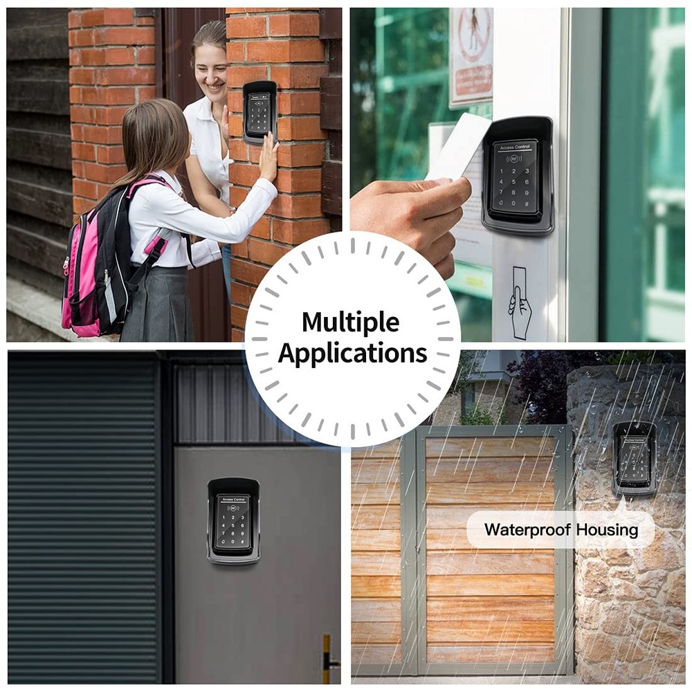 TC175P Touch Panel Keypad 12V/24V Gate Door Access Control RFID