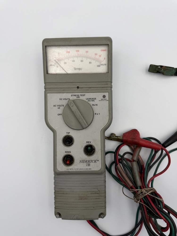 Tempo Sidekick T&N Cable Tester Operational, Not Tested