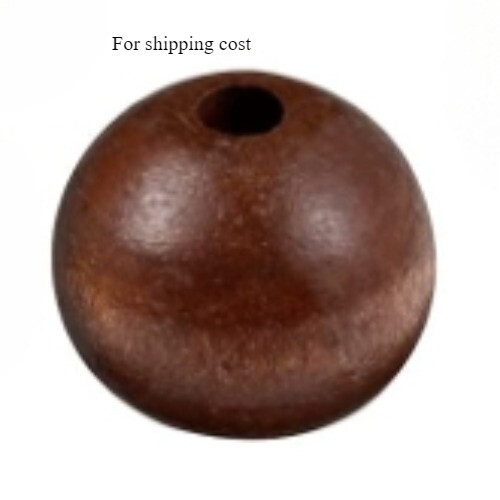 1 Wood Bead for Craft, used