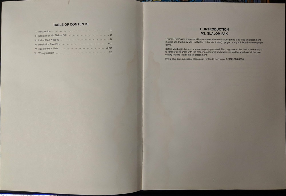 Slalom Nintendo Manual Schematics Instructions