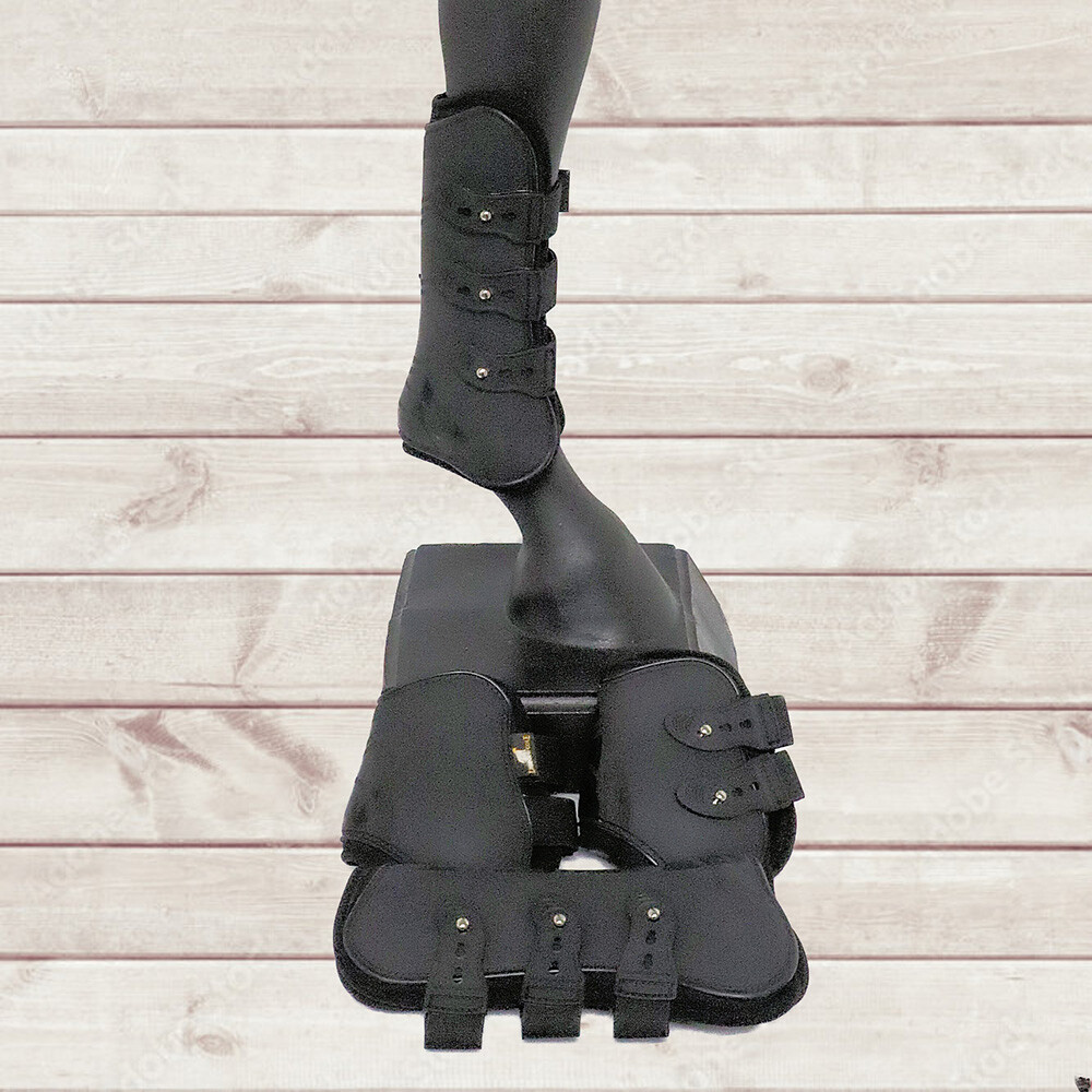 NEW Leopold Cole Black Medium Jump Boots