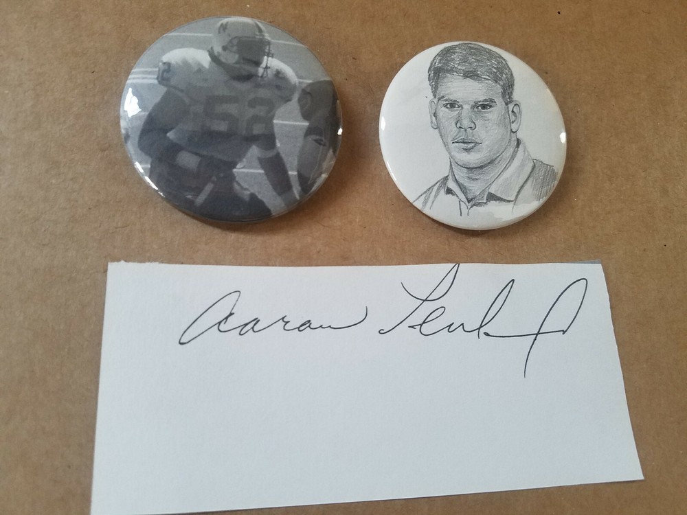 NEBRASKA CORNHUSKERS AARON PENLAND PINBACK BUTTON