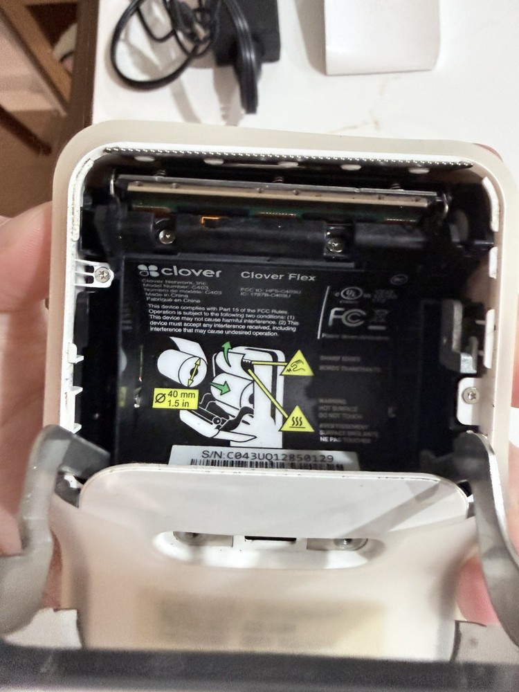 Clover Flex 2 C403 POS Card Reader w/Cradle (Used)