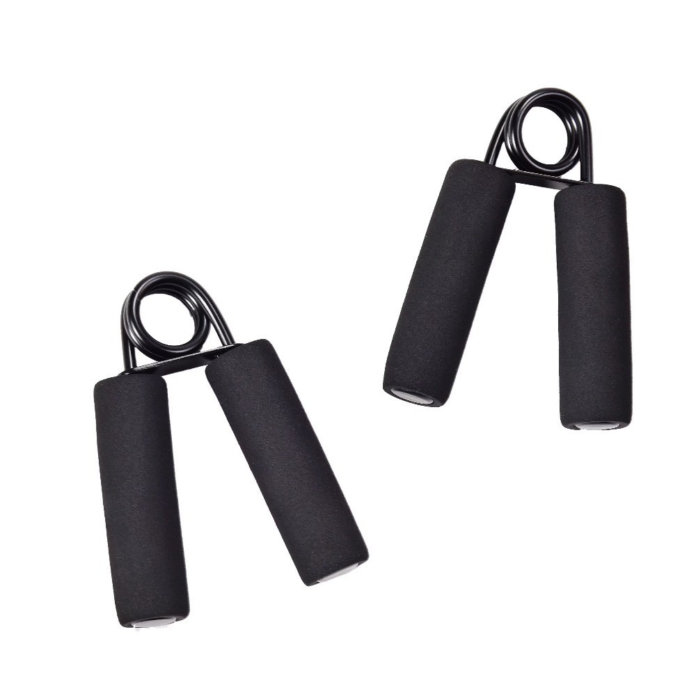 Hand Grips, Steel Construction, Universal Size, 2-pack, Black
