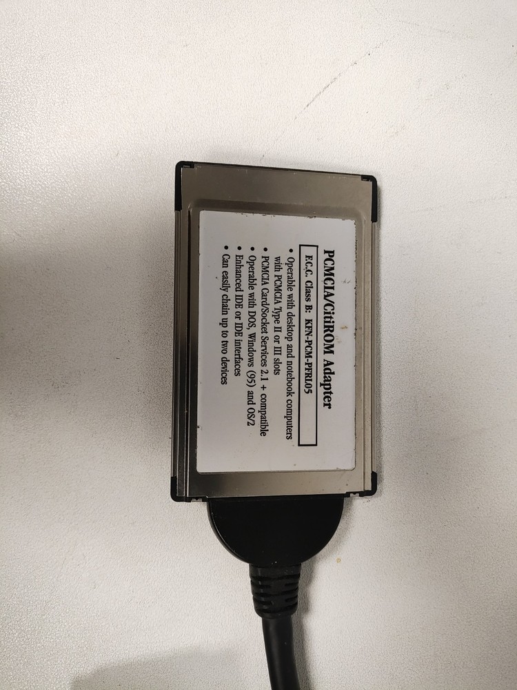 CitiROM PcmciA 2.1 EIDE Adapter PC Card Only Missing Components