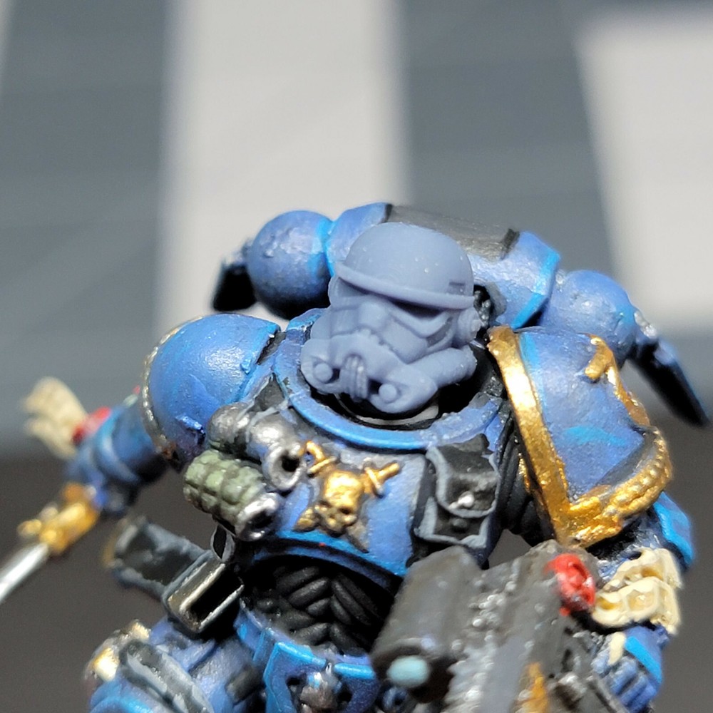 STORM TROOPER HELMETS (10x) compatable with SM marines