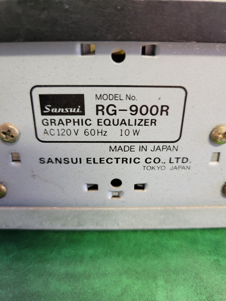 Sansui RG-900R EQUALIZER