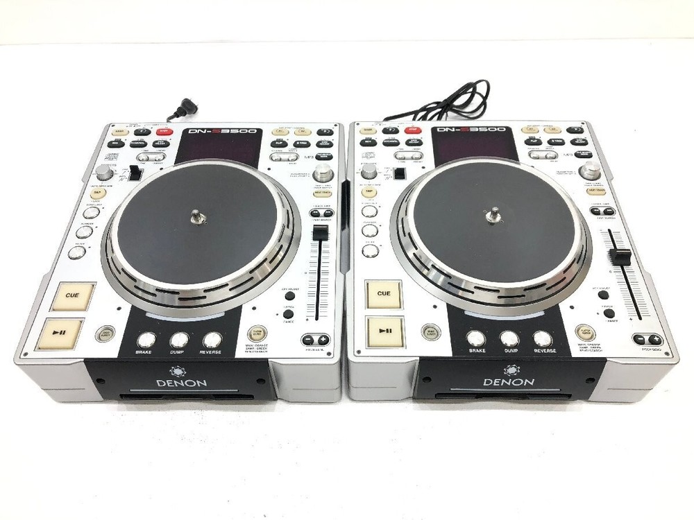 Denon DN-S3500 DJ Turntables Compact Disc Player pair set