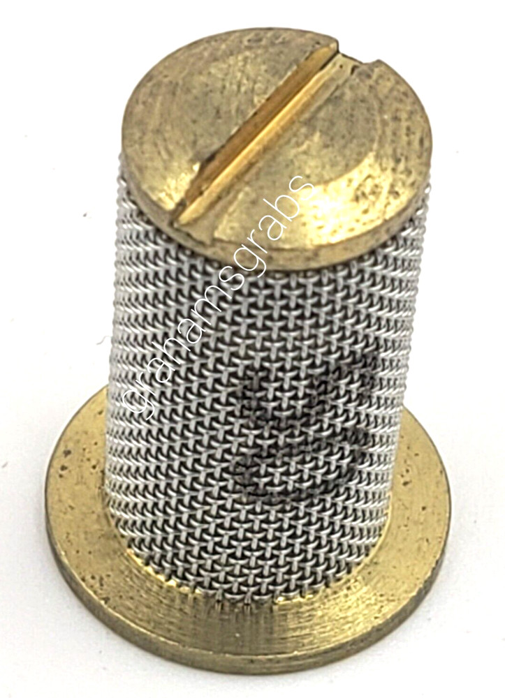 (8) TeeJet 4193B-5-50SS BRASS TIP STRAINER MESH SCREEN CHECK VALVE OPENS @ 5 PSI
