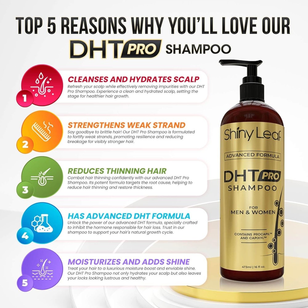 DHT Pro Shampoo and DHT Original Shampoo Bundle