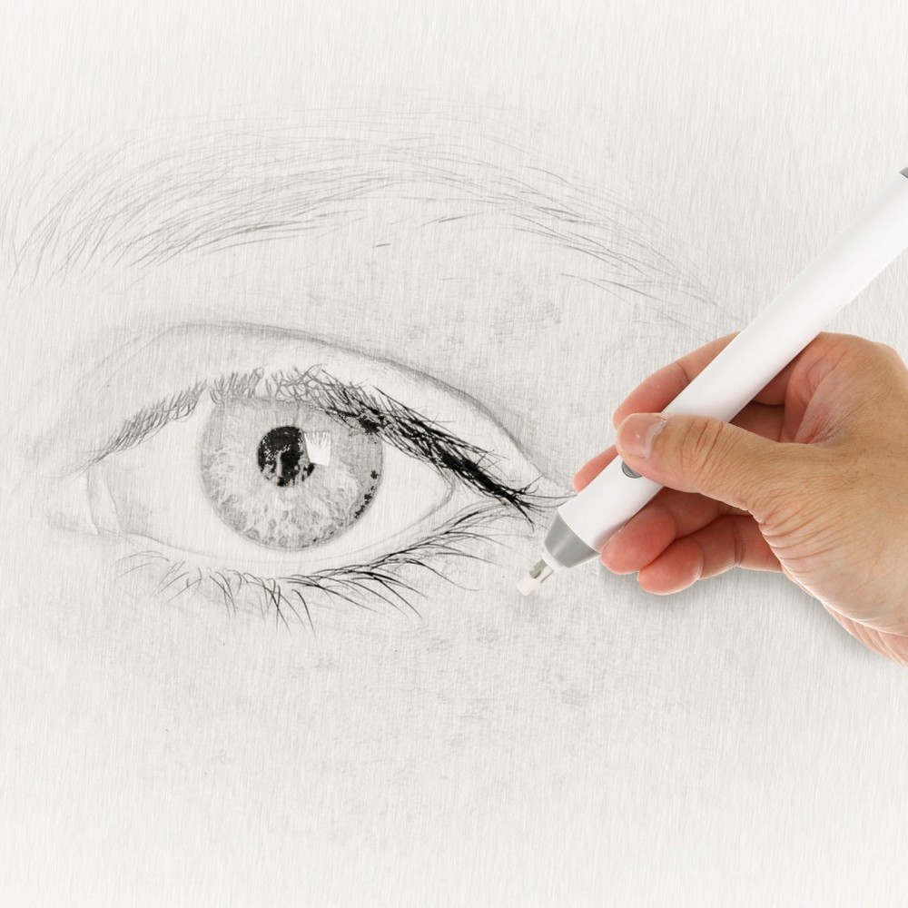 100 Pcs Automatic Pencil Eraser Replacement Core Electric Refills